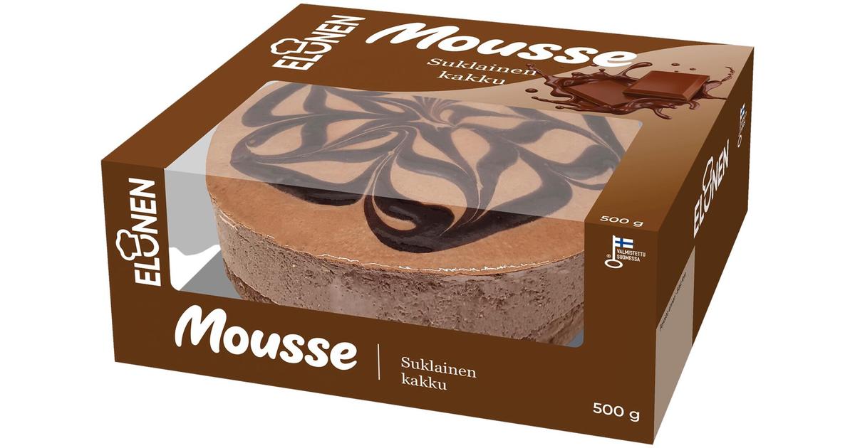 Elonen Mousse Suklainen kakku 500g | S-kaupat ruoan verkkokauppa