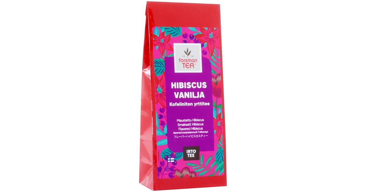 Forsman tea Hibiscus Vanilja yrttitee 60 g | S-kaupat ruoan verkkokauppa