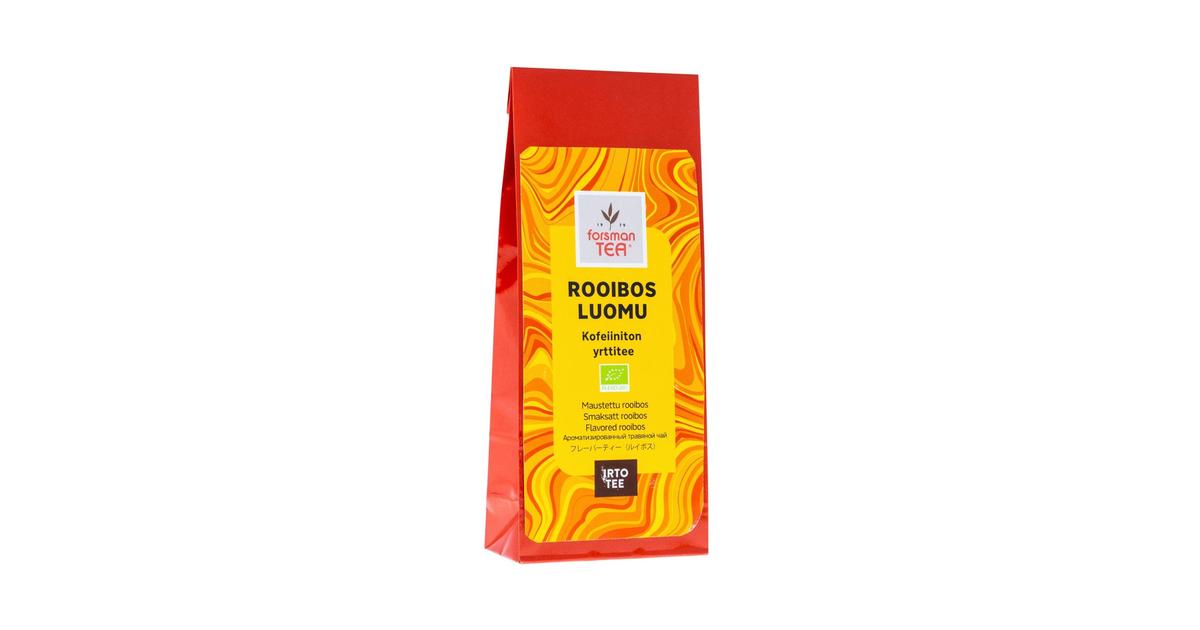 Forsman tea Rooibos Luomu maustettu yrttitee 60 g | S-kaupat ruoan  verkkokauppa
