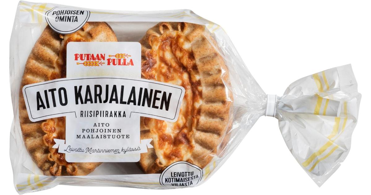 PutaanPulla Aito Karjalainen Riisipiirakka 400g riisipiirakka | S-kaupat  ruoan verkkokauppa