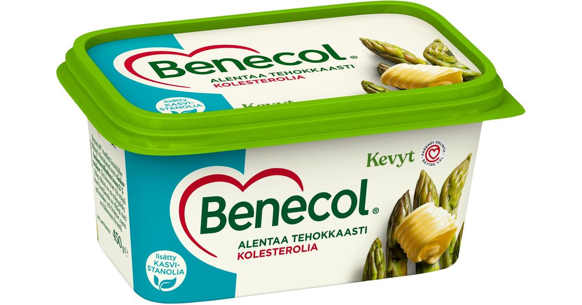 Benecol 450g kasvirasvalevite kevyt 35% kolesterolia alentava | S-kaupat  ruoan verkkokauppa