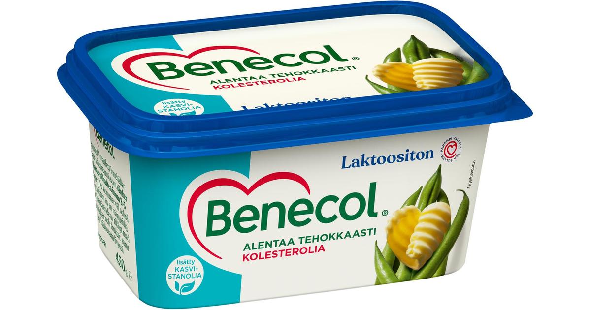 Benecol 450g kasvirasvalevite laktoositon 59% kolesterolia alentava |  S-kaupat ruoan verkkokauppa