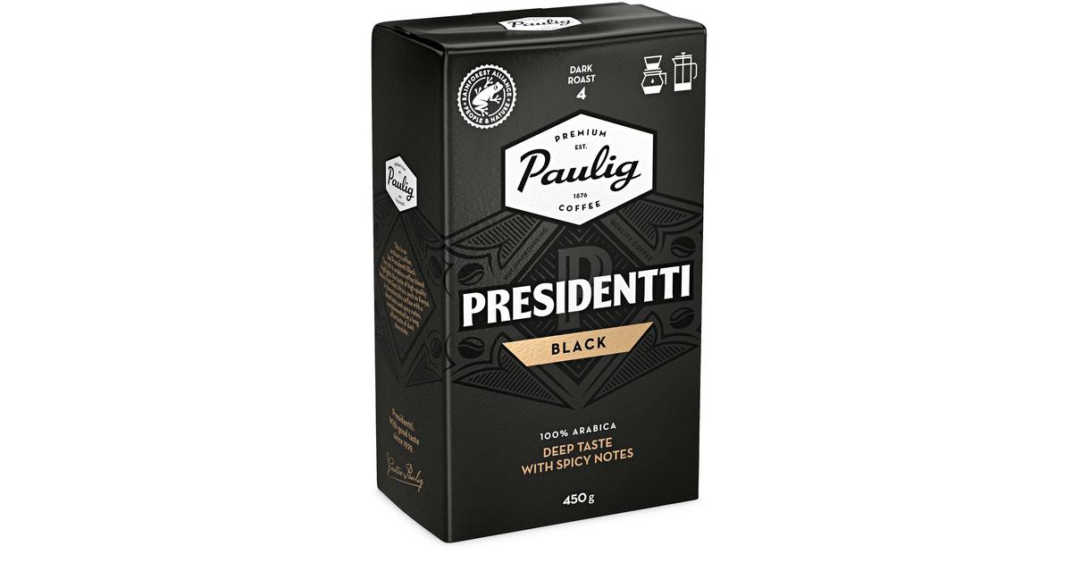Paulig Presidentti Black Label kahvi suodatinjauhatus 450g | S-kaupat ...