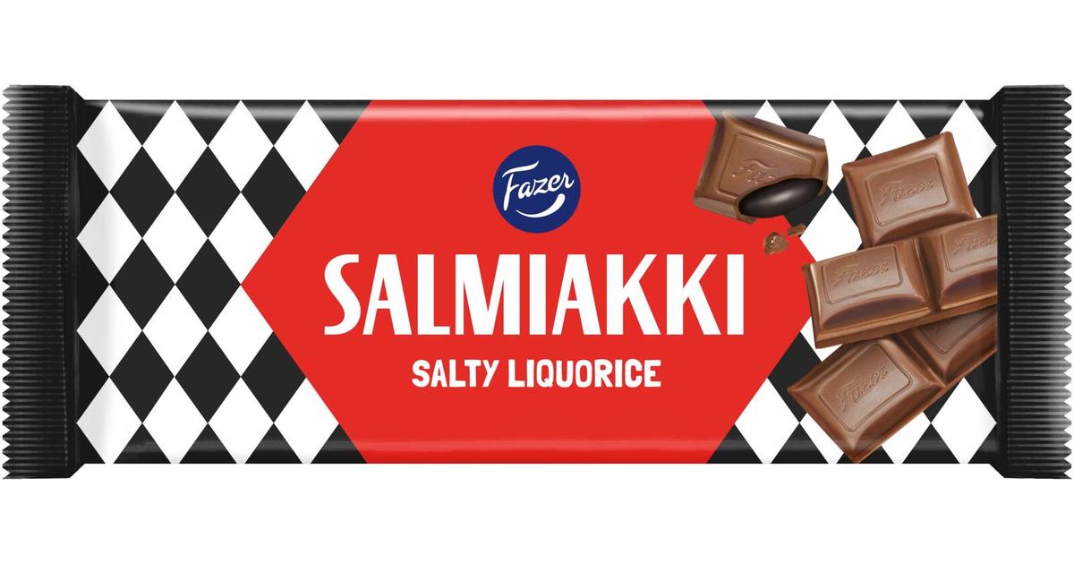 Fazer Salmiakki suklaalevy 100g | S-kaupat ruoan verkkokauppa