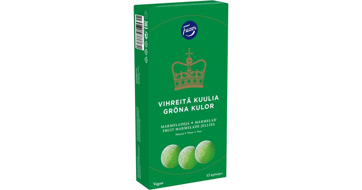 Fazer Vihreitä kuulia marmeladi 260g | S-kaupat ruoan verkkokauppa