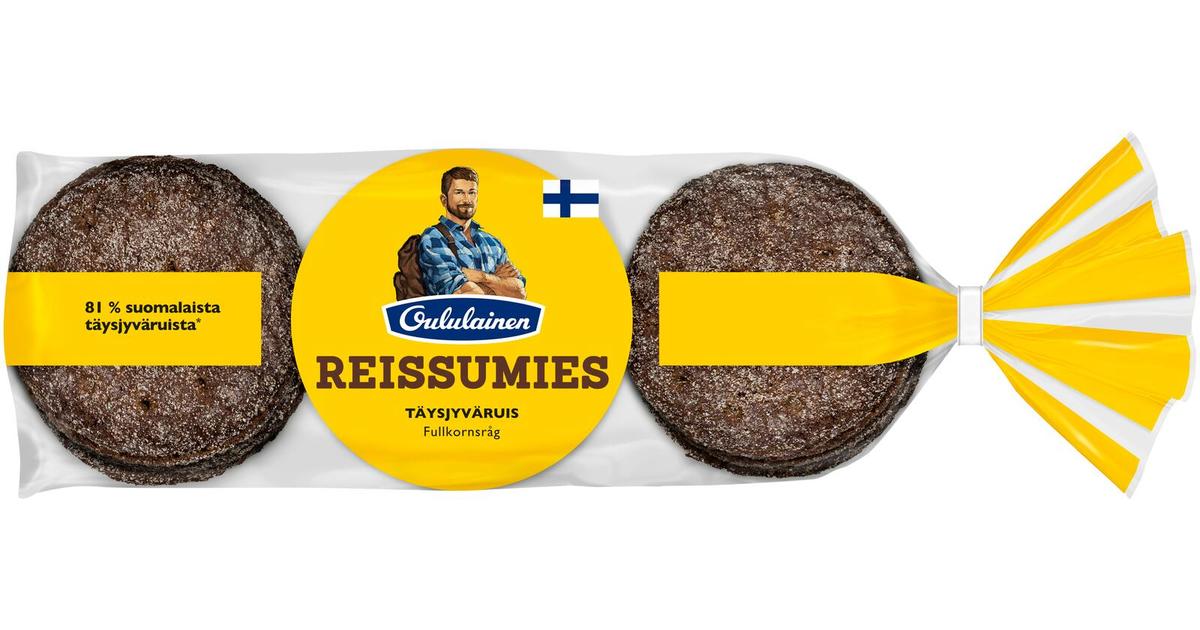 Oululainen Reissumies Täysjyväruis 12kpl 705g, täysjyväruisleipä | S-kaupat  ruoan verkkokauppa