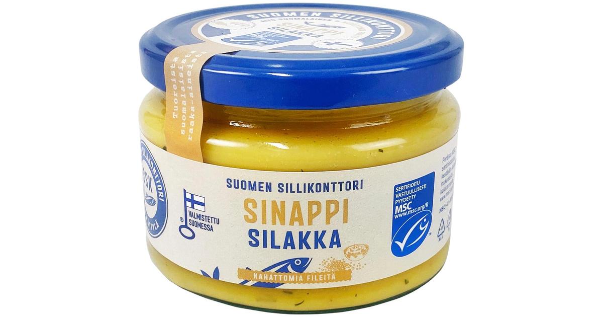 Suomen Sillikonttori Sinappisilakka 280g MSC | S-kaupat ruoan verkkokauppa
