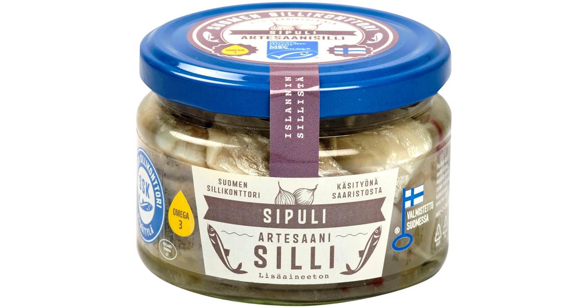 Sillikonttori Sipuli Artesaani-silli 280g MSC | S-kaupat ruoan verkkokauppa