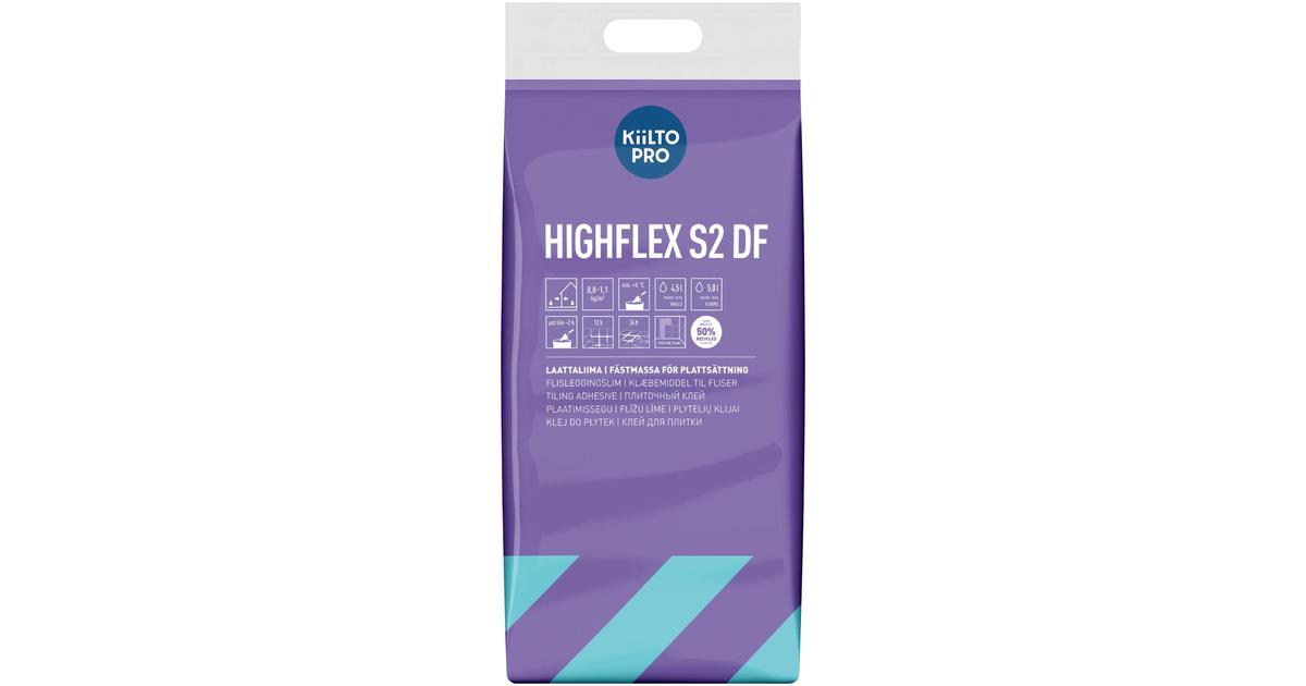 Kiilto HighFlex S2 DF Laattaliima 10 kg | S-kaupat ruoan verkkokauppa