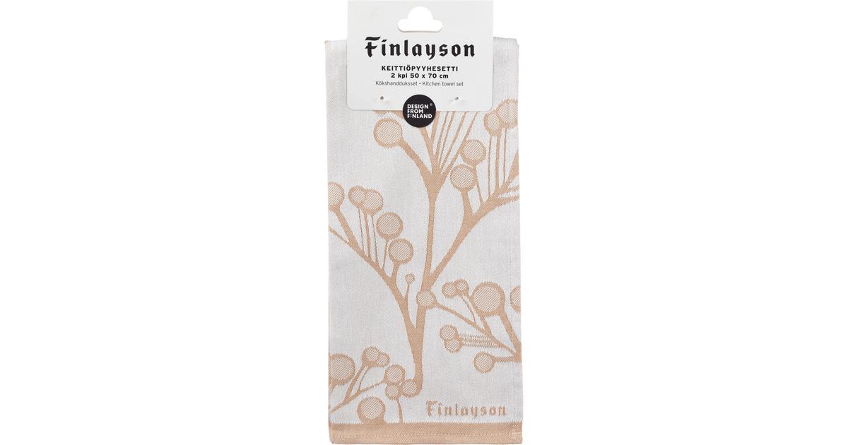 Finlayson keittiöpyyhe Pihla 2 kpl 50x70 cm kulta | S-kaupat ruoan  verkkokauppa
