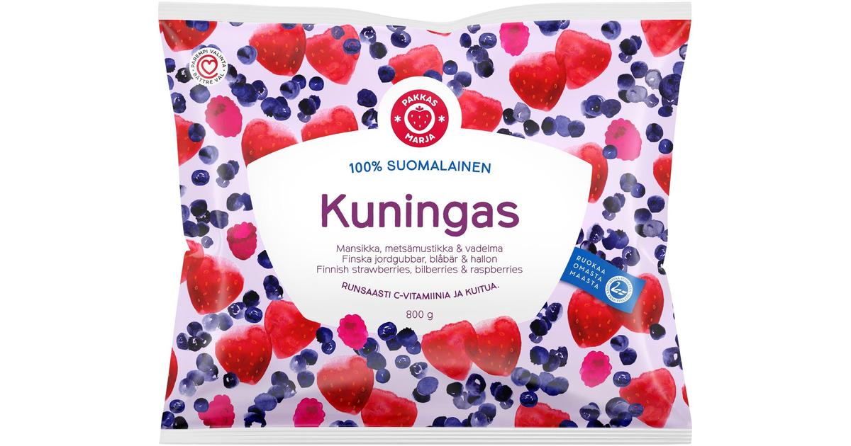 Pakkasmarja 800g Suomalainen Kuningas Marjasekoitus | S-kaupat ruoan  verkkokauppa