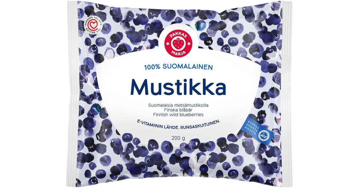 Pakkasmarja 100 % suomalainen mustikka 200g | S-kaupat ruoan verkkokauppa