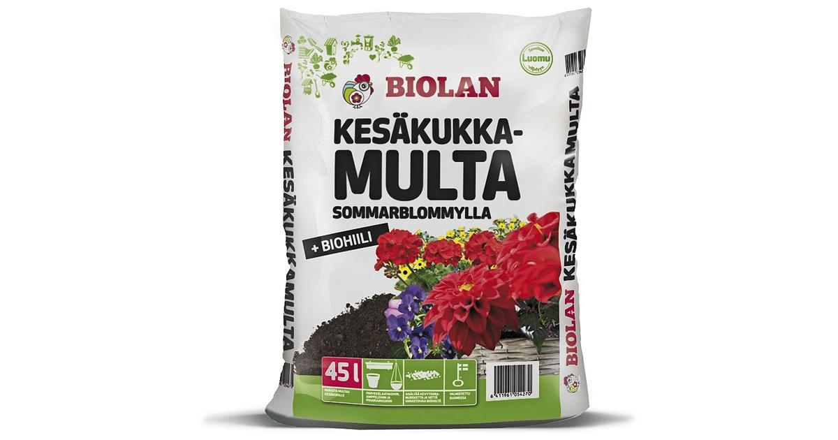 Biolan 45l kesäkukkamulta | S-kaupat ruoan verkkokauppa