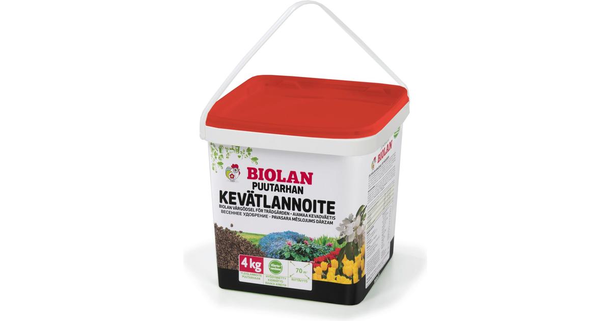 Biolan Puutarhan Kevätlannoite 4 kg | S-kaupat ruoan verkkokauppa