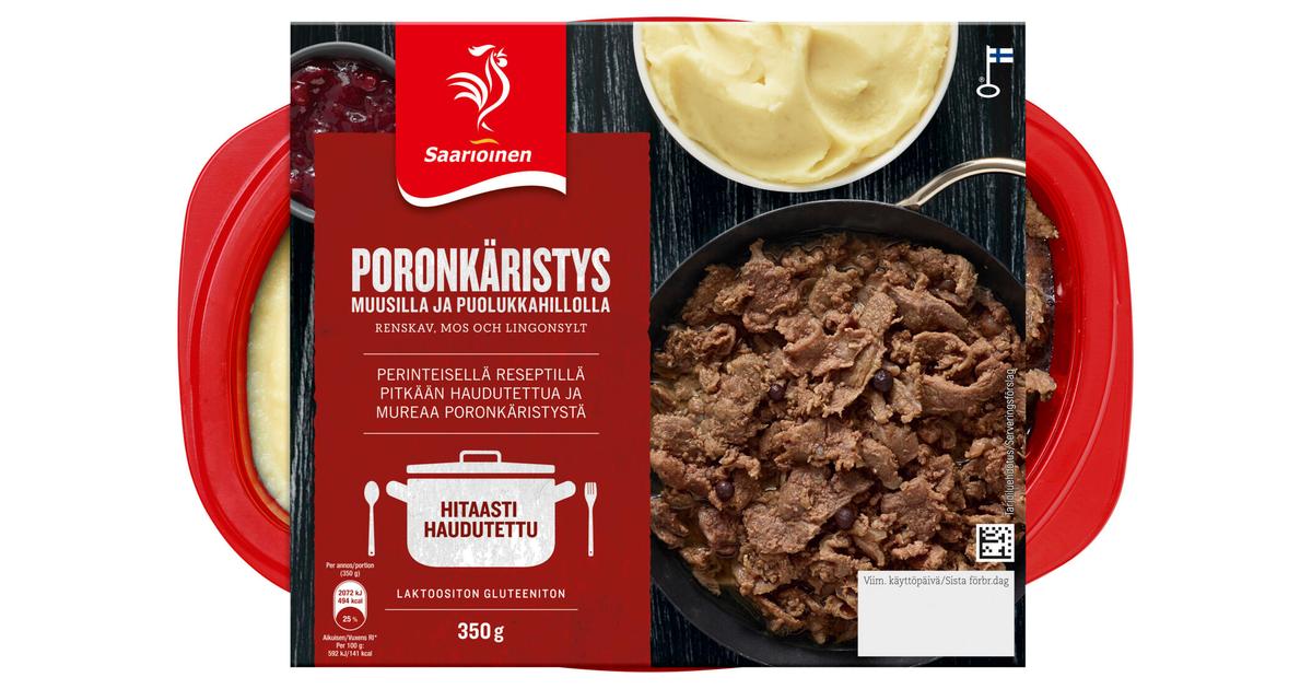 Saarioinen Poronkäristys 350g | S-kaupat ruoan verkkokauppa