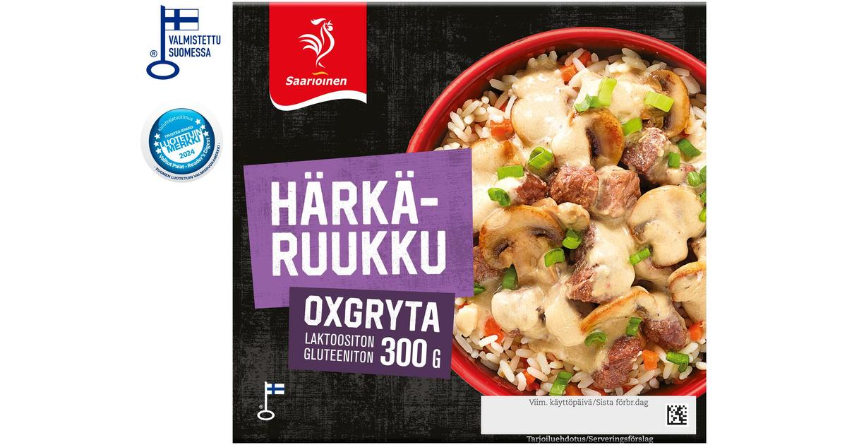 Saarioinen Härkäruukku; liha-herkkusieniruukku riisillä 300g | S-kaupat  ruoan verkkokauppa