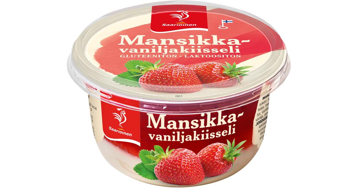 Saarioinen Mansikka-vaniljakiisseli 175g | S-kaupat ruoan verkkokauppa