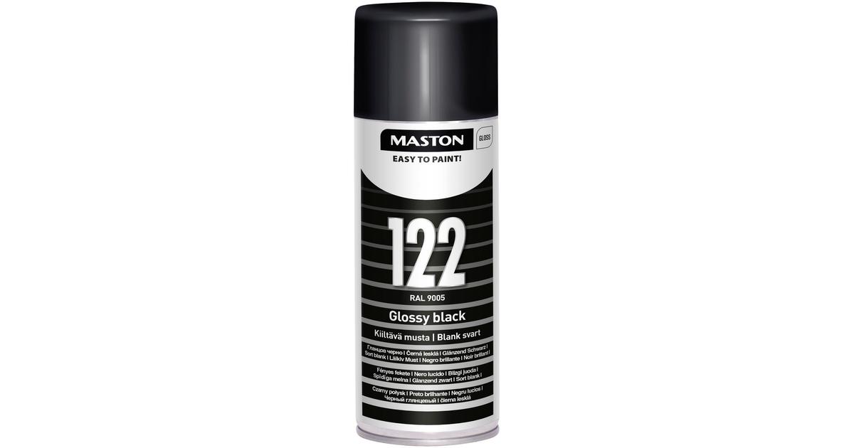 Maston ColorMix spraymaali musta 122 400ml RAL 9005 | S-kaupat ruoan  verkkokauppa