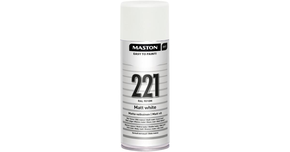 Maston ColorMix spraymaali matta valkoinen 221 400ml RAL 9010 | S-kaupat  ruoan verkkokauppa
