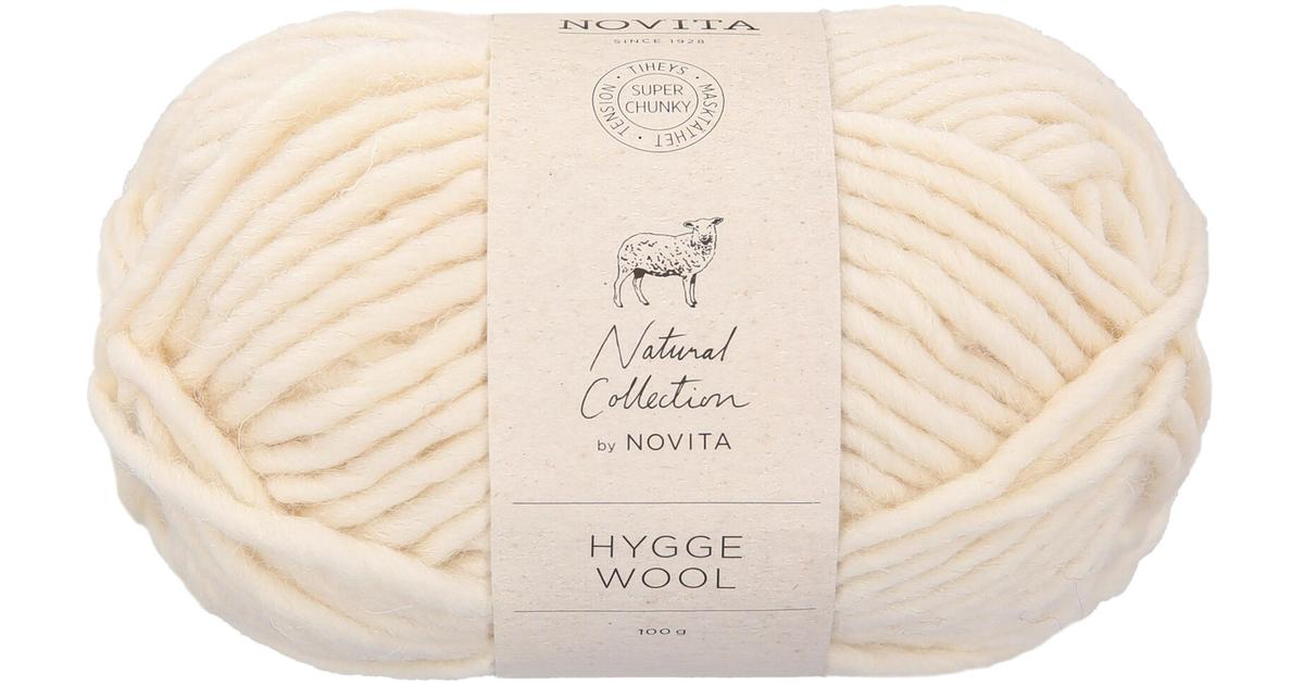 Novita Hygge Wool 100g, 010 luonnonvalkoinen | S-kaupat ruoan verkkokauppa
