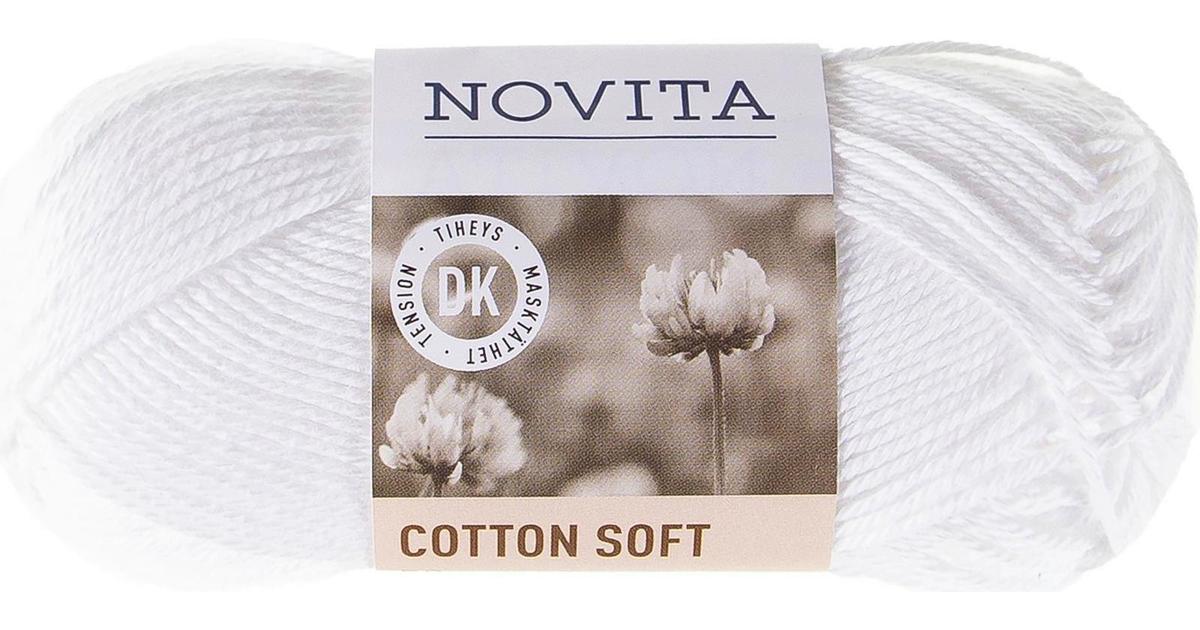 Novita Cotton Soft 50 g valkoinen 011 | S-kaupat ruoan verkkokauppa