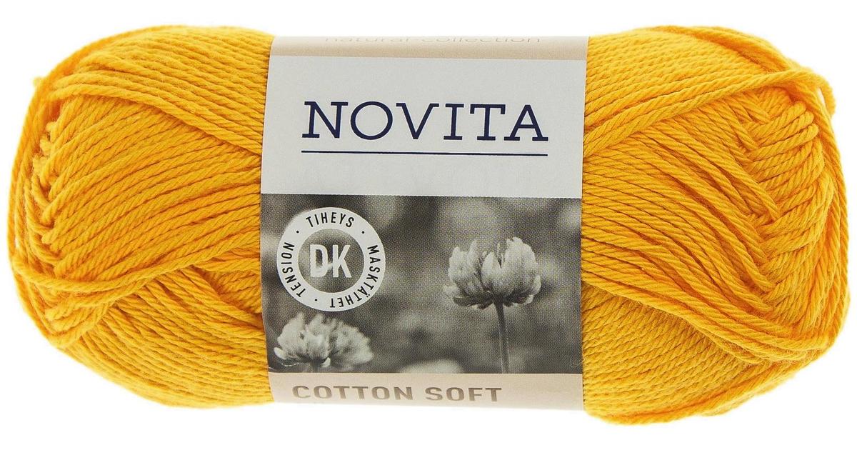 Novita Cotton Soft 50g auringonkukka 269 | S-kaupat ruoan verkkokauppa