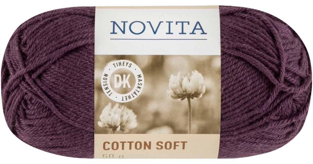 Novita Cotton Soft 50g luumu 768 | S-kaupat ruoan verkkokauppa