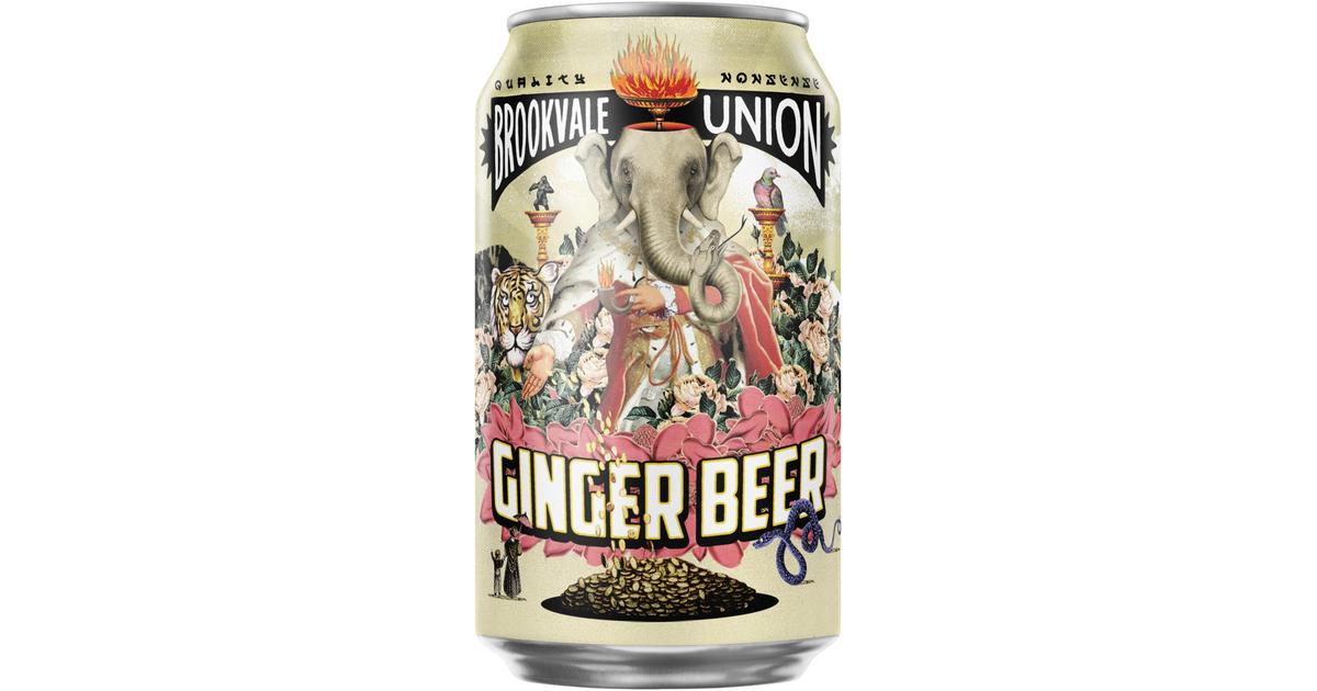 Brookvale Union Ginger Beer 4% 33cl CAN | S-kaupat ruoan verkkokauppa