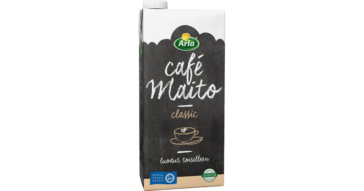 Arla 1 L laktoositon Cafè UHT maito | S-kaupat ruoan verkkokauppa