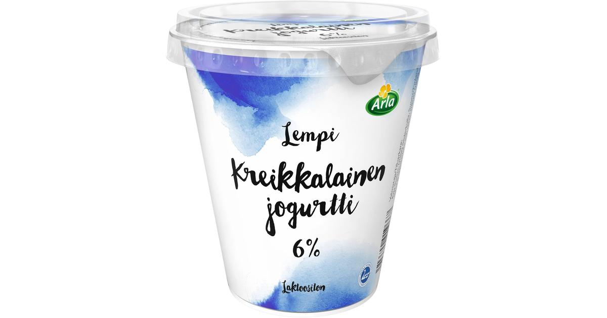 Arla Lempi 300 g Kreikkalainen 6% laktoositon jogurtti | S-kaupat ruoan  verkkokauppa