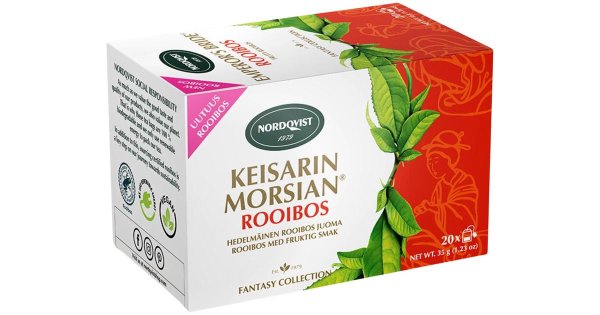 Nordqvist Keisarin Morsian Rooibos 20 x 1,75 g | S-kaupat ruoan verkkokauppa