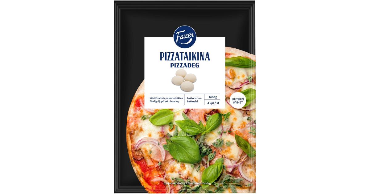 Fazer Pizzataikina 4kpl 600g raakapakaste | S-kaupat ruoan verkkokauppa