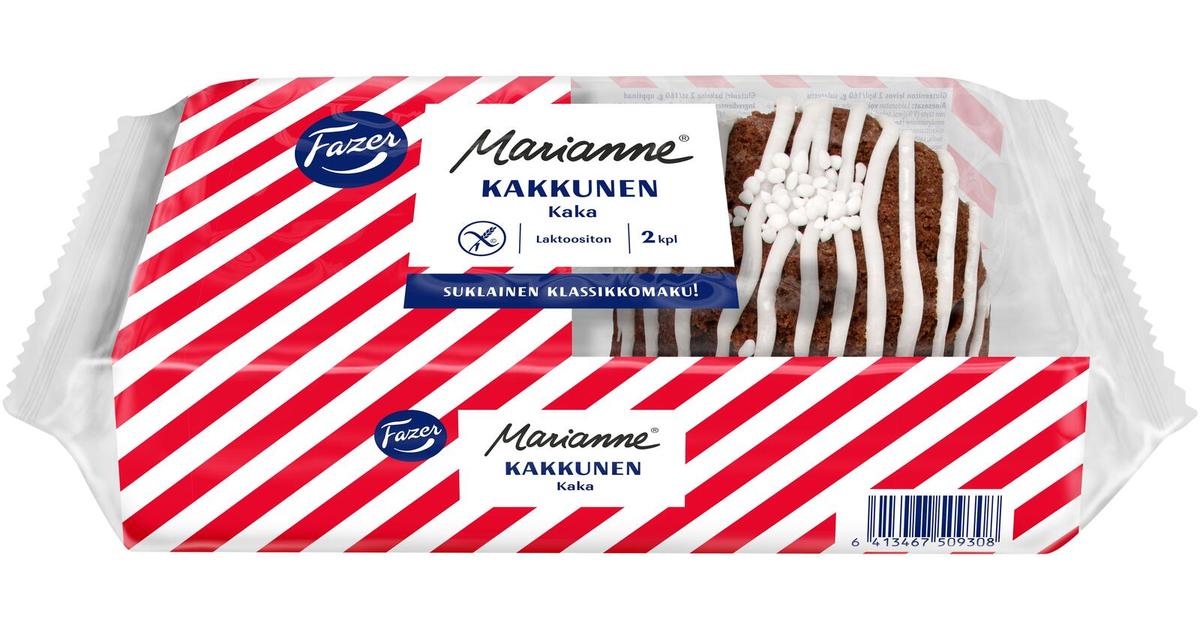 Fazer Gluteeniton Marianne-Kakkunen 2 kpl 160g | S-kaupat ruoan verkkokauppa