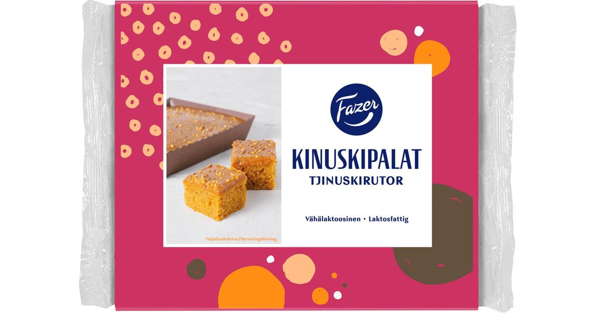 Fazer Kinuskipalat 405g, pakastepiirakka | S-kaupat ruoan verkkokauppa