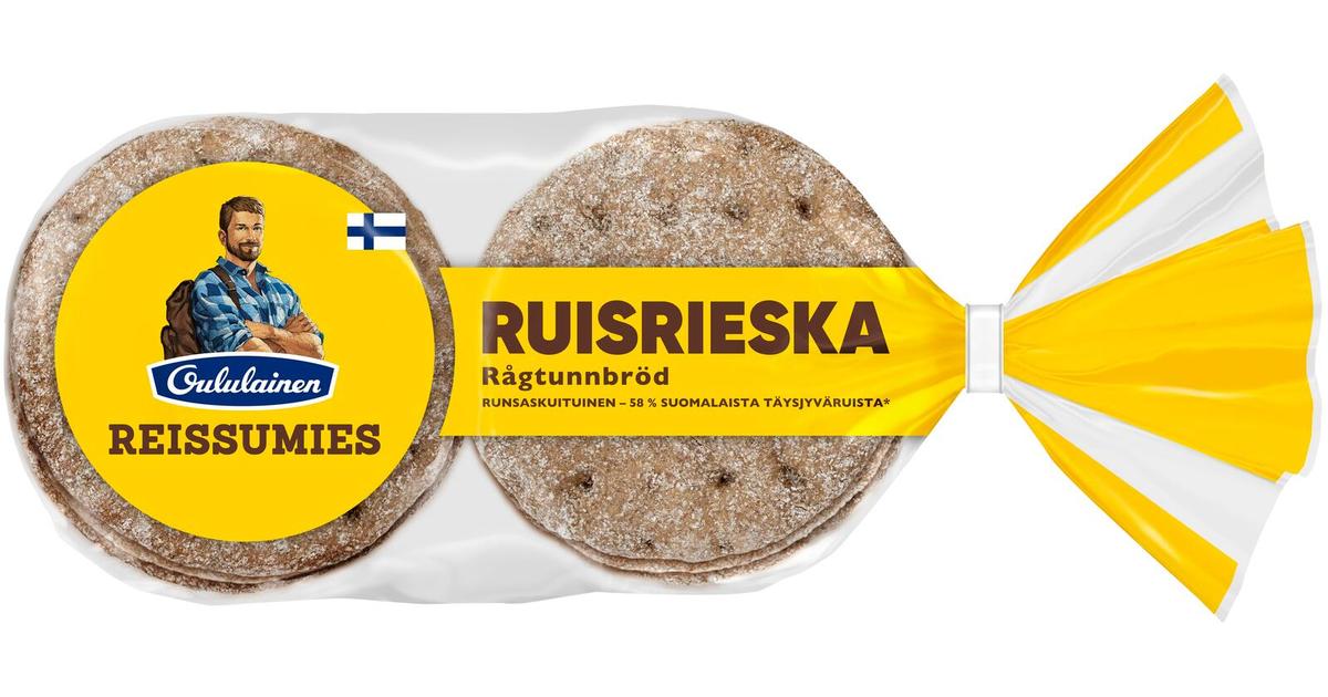 Oululainen Reissumies Ruisrieska 6kpl 270g | S-kaupat ruoan verkkokauppa