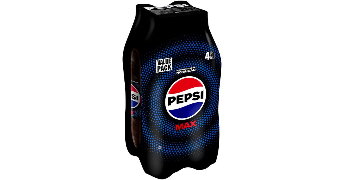 4 x Pepsi Max virvoitusjuoma 2,0 l | S-kaupat ruoan verkkokauppa