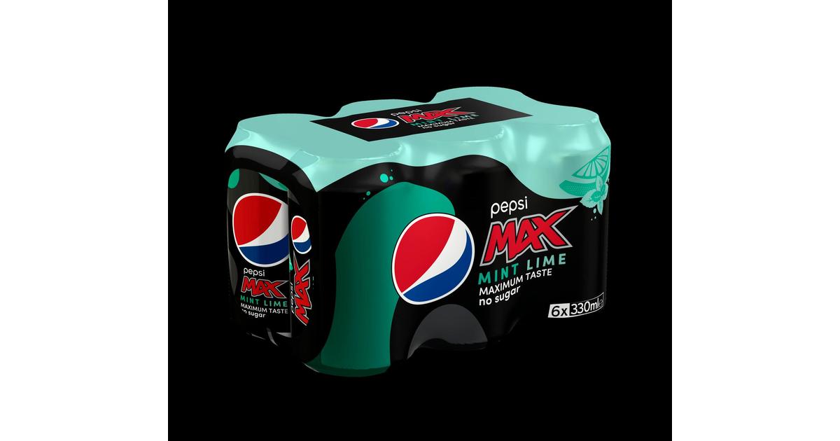 6 x Pepsi Max Mint-Lime virvoitusjuoma 0,33 l | S-kaupat ruoan verkkokauppa