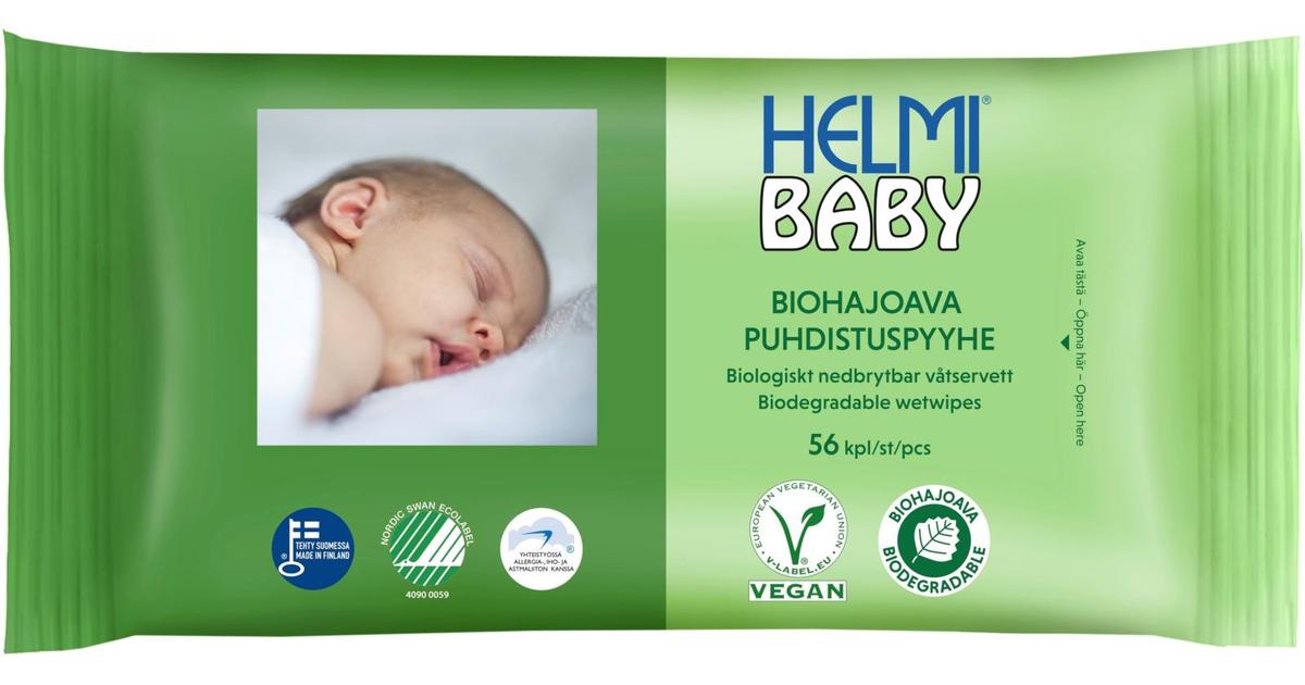 Helmi Baby Biohajoava Puhdistuspyyhe 56 kpl | S-kaupat ruoan verkkokauppa