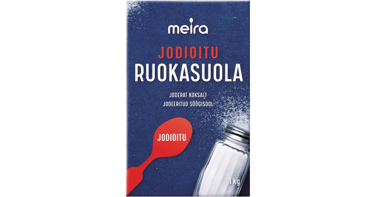 Meira Ruokasuola jodioitu 1kg | S-kaupat ruoan verkkokauppa