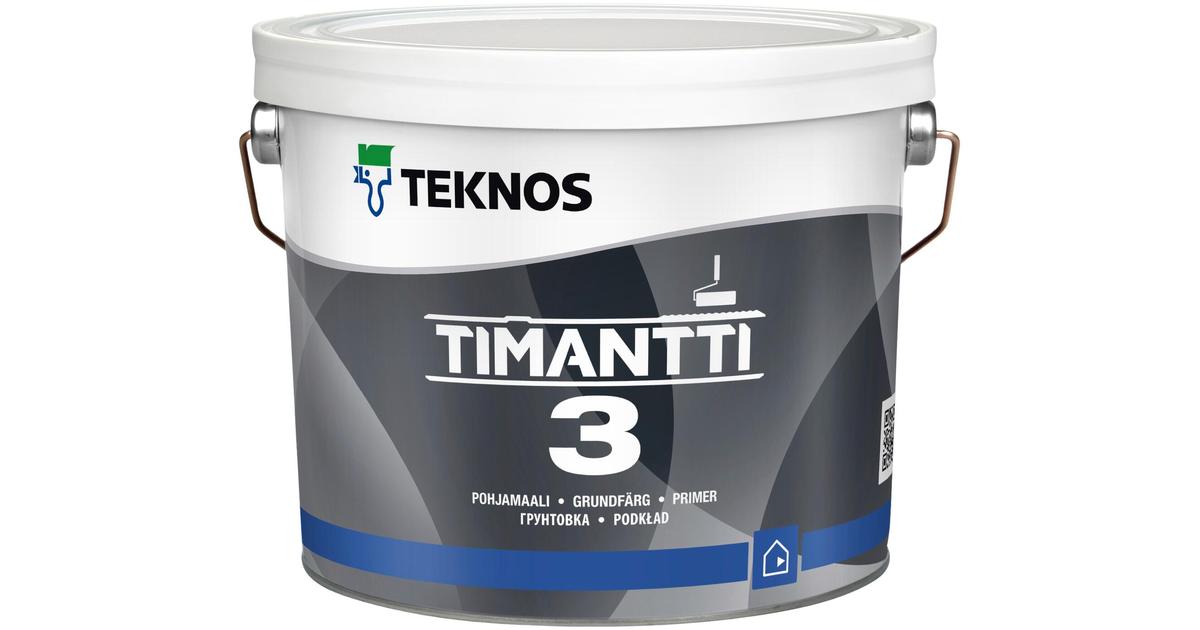 Teknos Timantti 3 pohjamaali 2,7L valkoinen täyshimmeä | S-kaupat ruoan  verkkokauppa