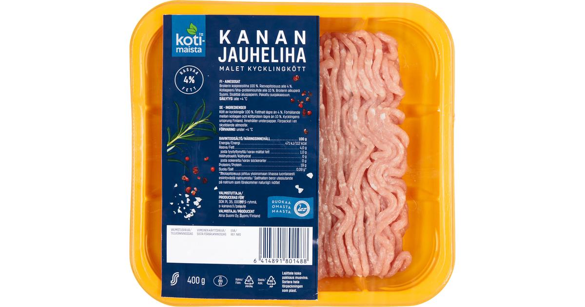 Kotimaista Kanan Jauheliha 400g | S-kaupat ruoan verkkokauppa