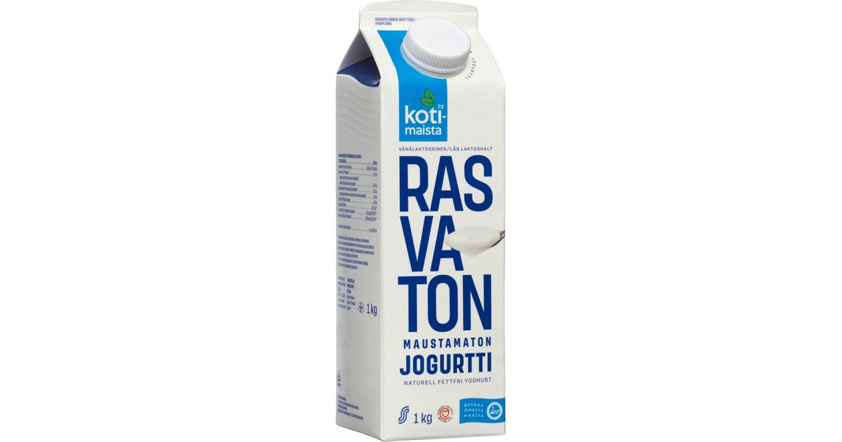 Kotimaista 1kg rasvaton maustamaton vähälaktoosinen jogurtti | S-kaupat  ruoan verkkokauppa