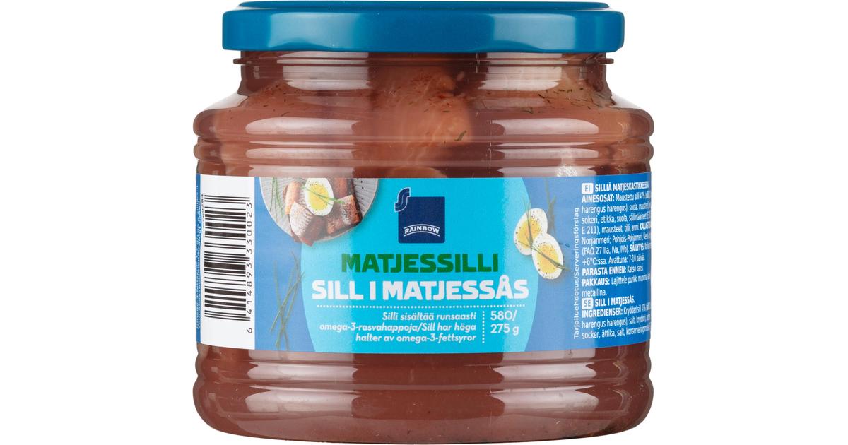 Rainbow matjessilli 580g/275g | S-kaupat ruoan verkkokauppa