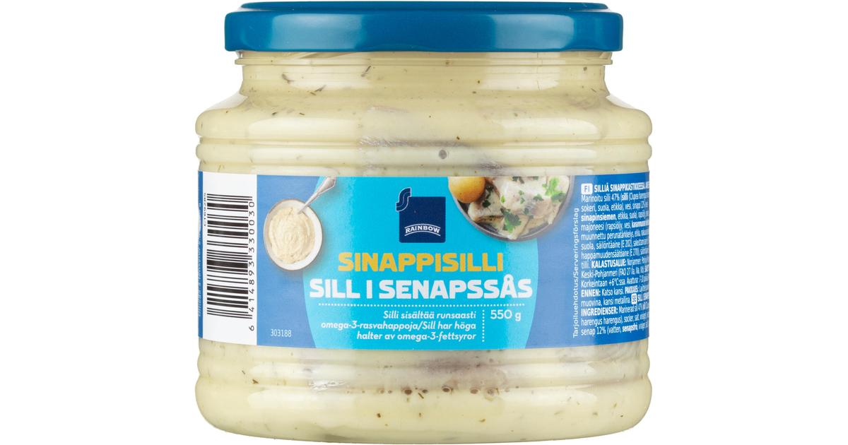 Rainbow sinappisilli 550g | S-kaupat ruoan verkkokauppa