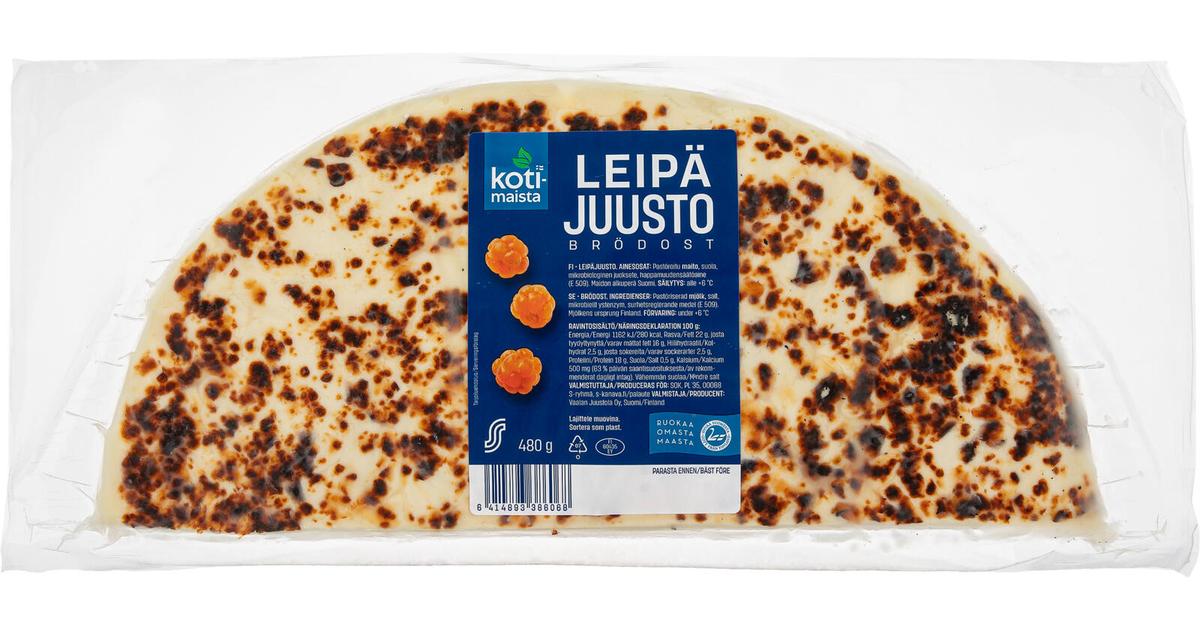 Kotimaista 480g leipäjuusto | S-kaupat ruoan verkkokauppa