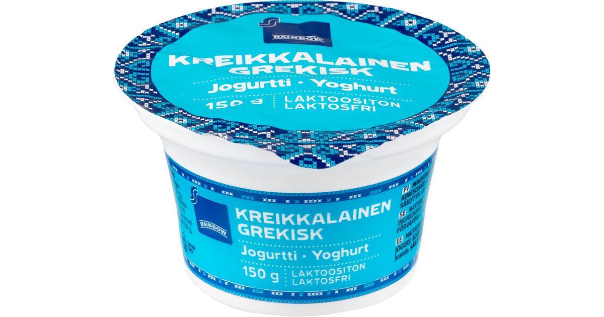 Rainbow 150g 2% kreikkalainen jogurtti laktoositon | S-kaupat ruoan  verkkokauppa