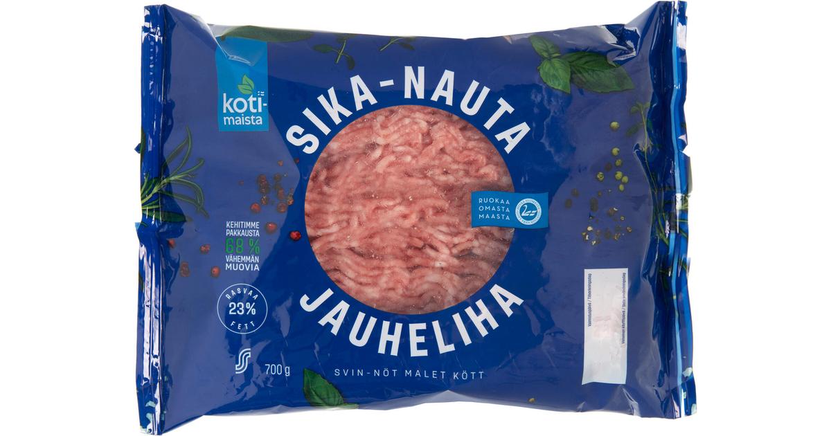 Kotimaista sika-nauta jauheliha 700 g | S-kaupat ruoan verkkokauppa