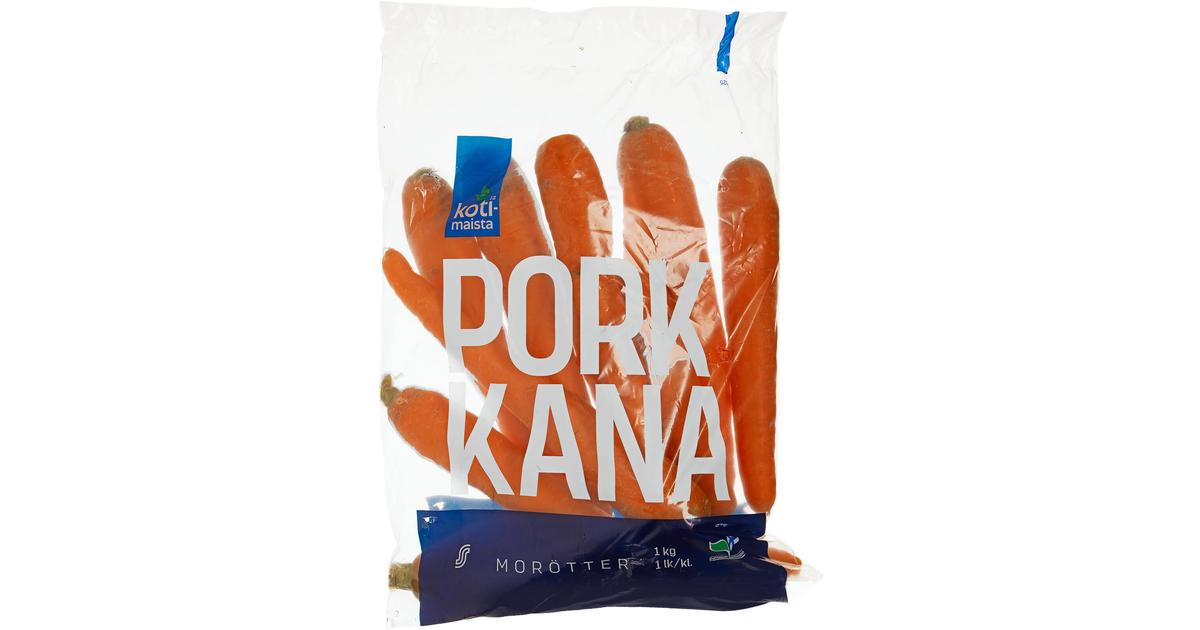 Kotimaista suomalainen porkkana 1 kg | S-kaupat ruoan verkkokauppa