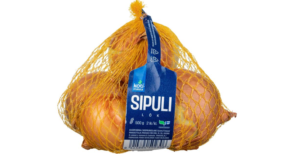Kotimaista suomalainen sipuli  500 g | S-kaupat ruoan verkkokauppa