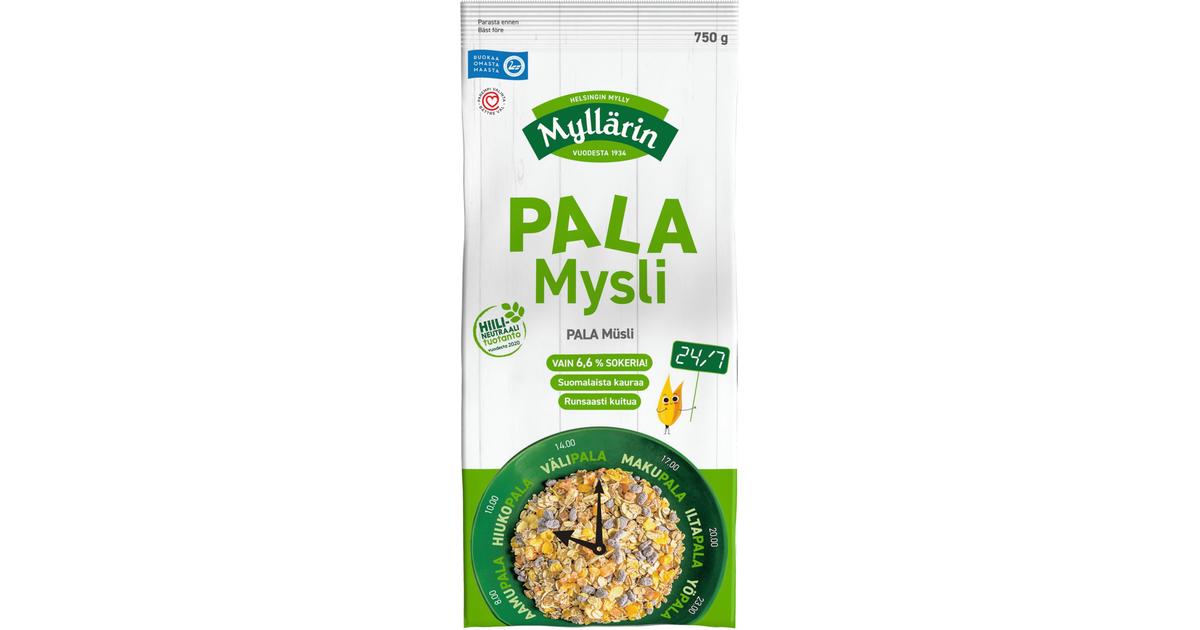 Myllärin Pala Mysli 750 g | S-kaupat ruoan verkkokauppa
